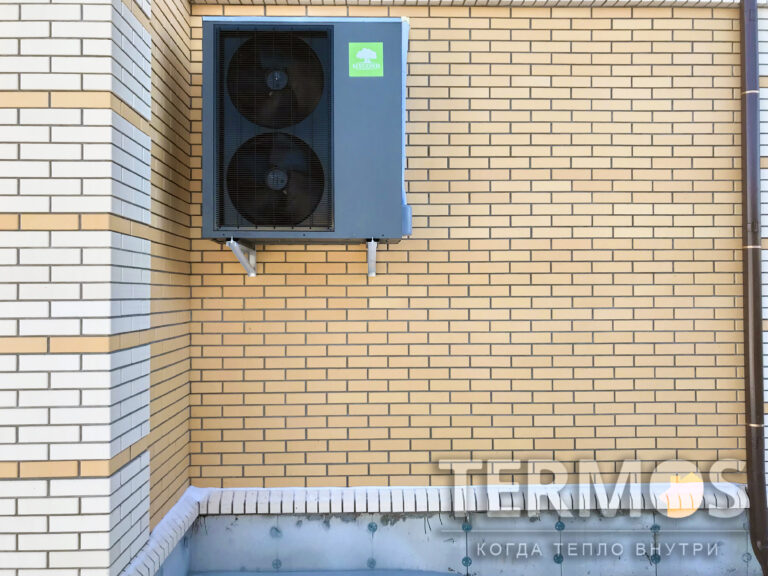 Дом 250 кв м. Воздушный реверсивный (тепло/холод) тепловой насос Mycond Arctic Home SMART 19 кВт. Электрический котёл Protherm 18 кВт в качестве дополнительного нагрева